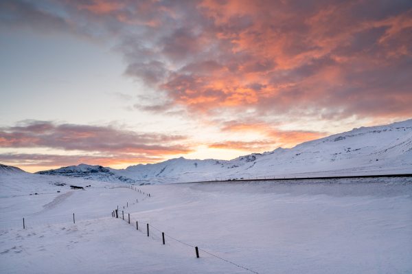 himinn í eldi