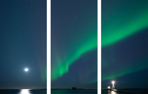 norðurljós átta (Dreiteilig)