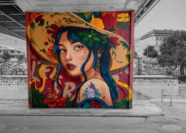 flores en el cabello